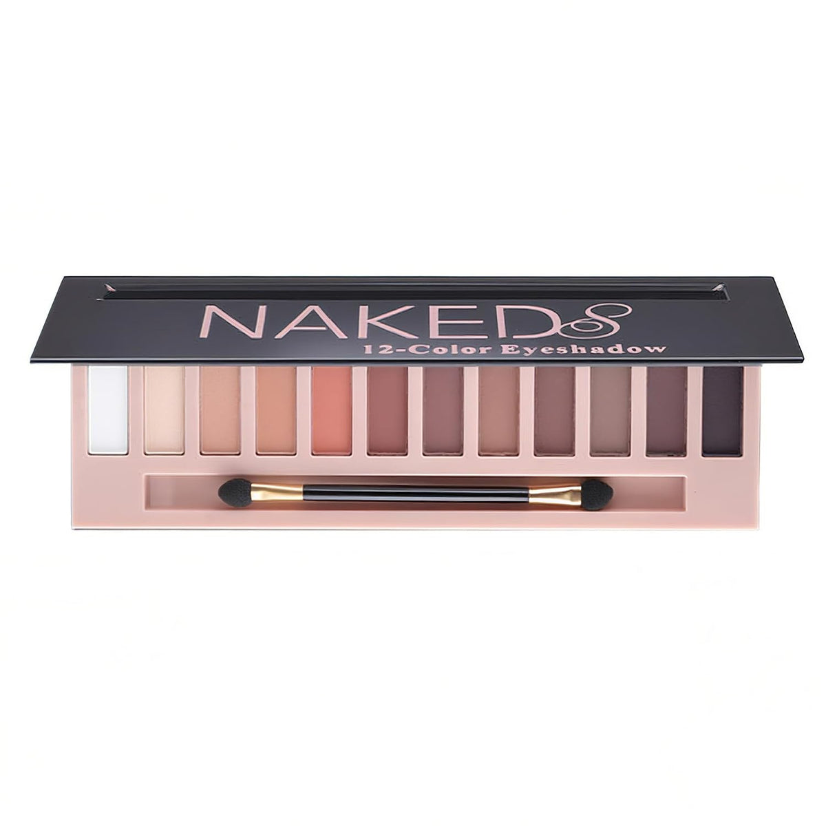 Nude Eyeshadow Palette, 12 Colors Matte & Shimmer, 2 Pack