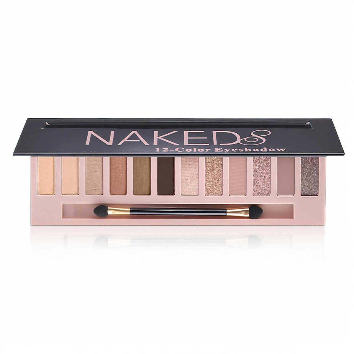Nude Eyeshadow Palette, 12 Colors Matte & Shimmer, 2 Pack
